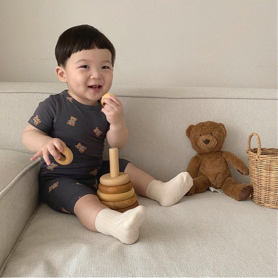 【BABY】BEAR Short setup Bodysuit CawaKomostore