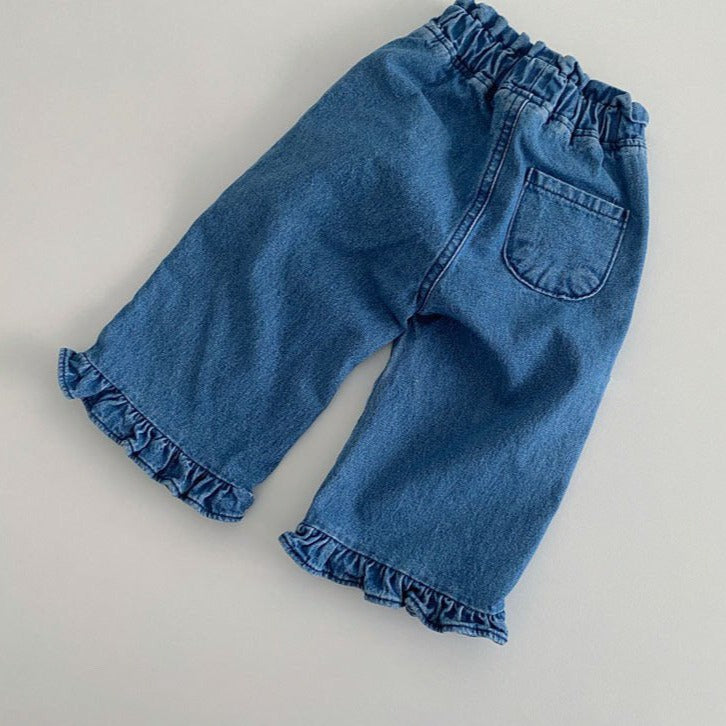 【BABY】ハートフリルボトムス / DENIM CawaKomostore