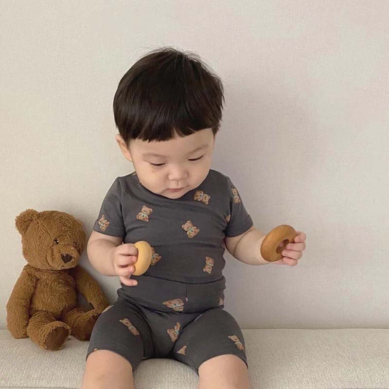 【BABY】BEAR Short setup Bodysuit CawaKomostore