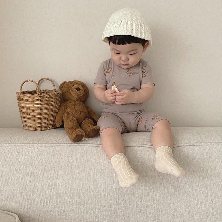 【BABY】BEAR Short setup Bodysuit CawaKomostore