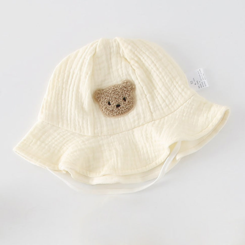 【BABY】モコくまさん前開きロンパース　 CawaKomostore