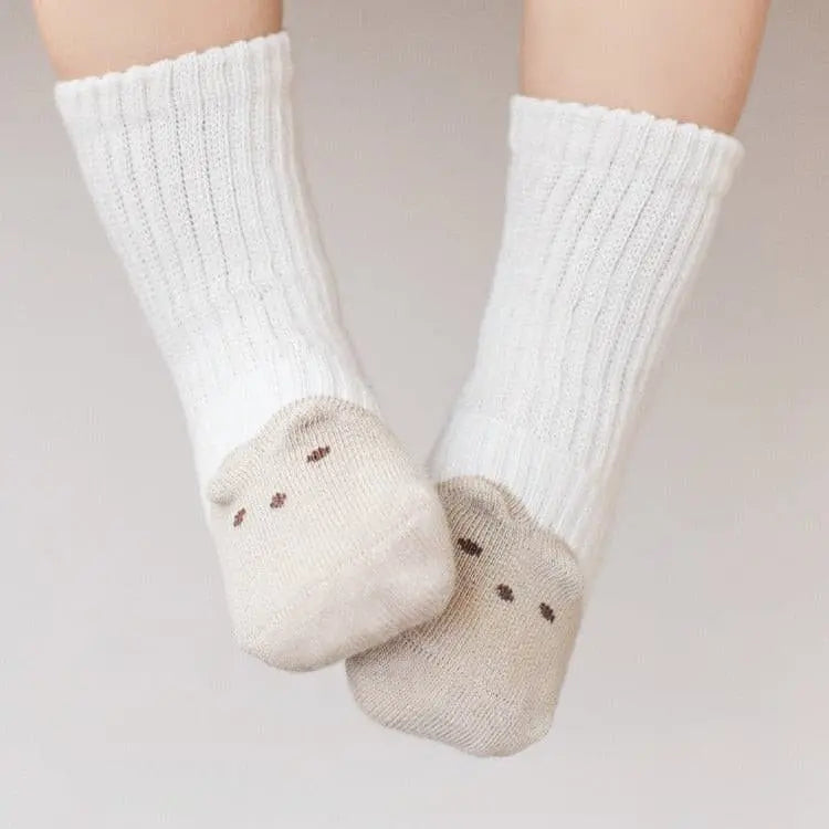 【ソックス】お耳がかわいい生き物キッズ靴下・ソックス 5点セット CawaKomostore