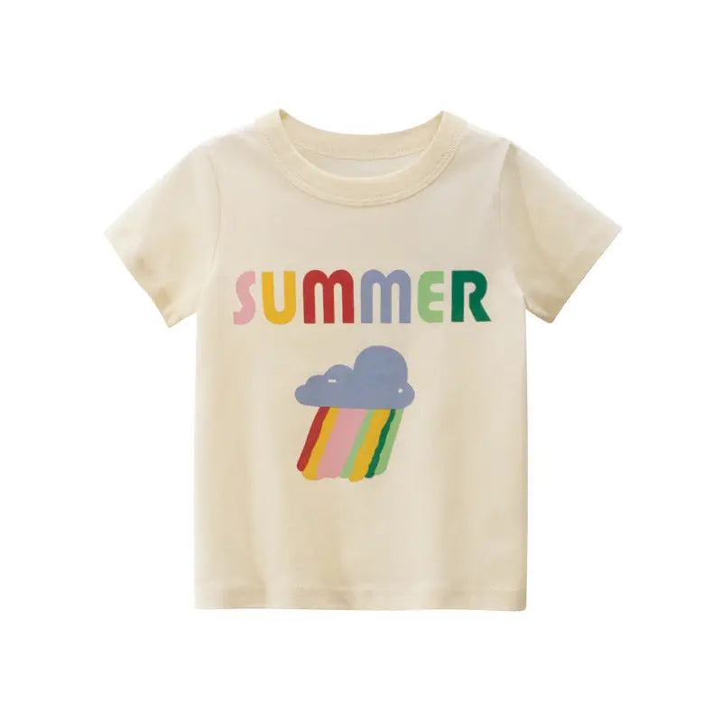 【BOY】27KIDS 夏の新作子供用半袖Tシャツ CawaKomostore