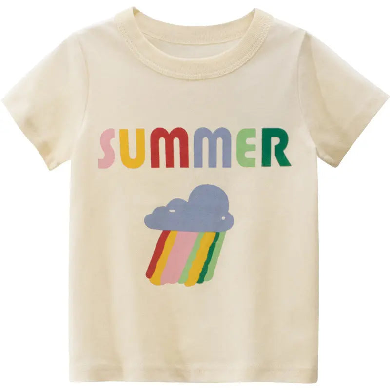 【BOY】27KIDS 夏の新作子供用半袖Tシャツ CawaKomostore