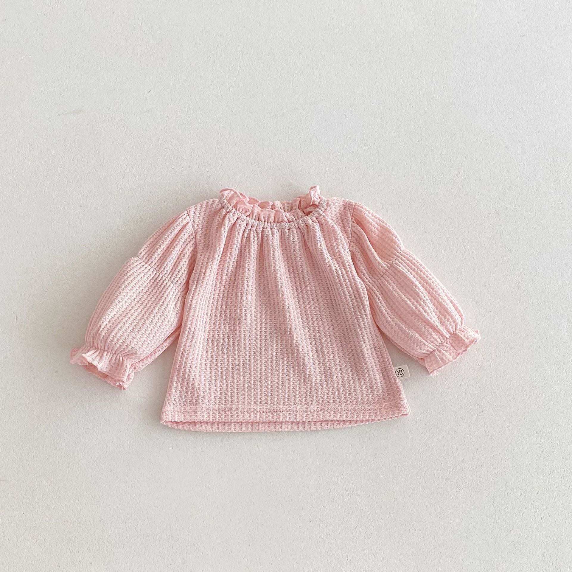 【BABY】フリルカラートップス / フラワーサロペットセットアップ - CawaKomostore