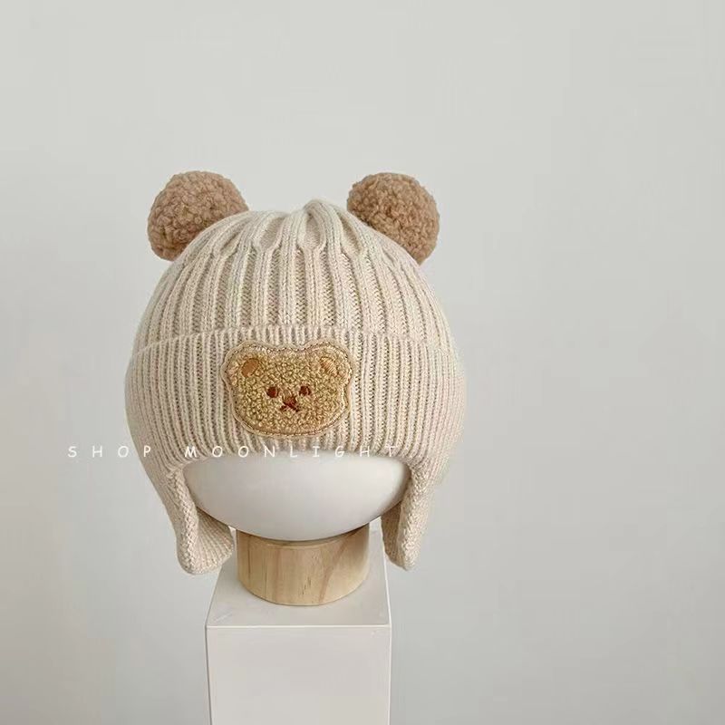 【帽子】クマニット帽(4color) CawaKomostore