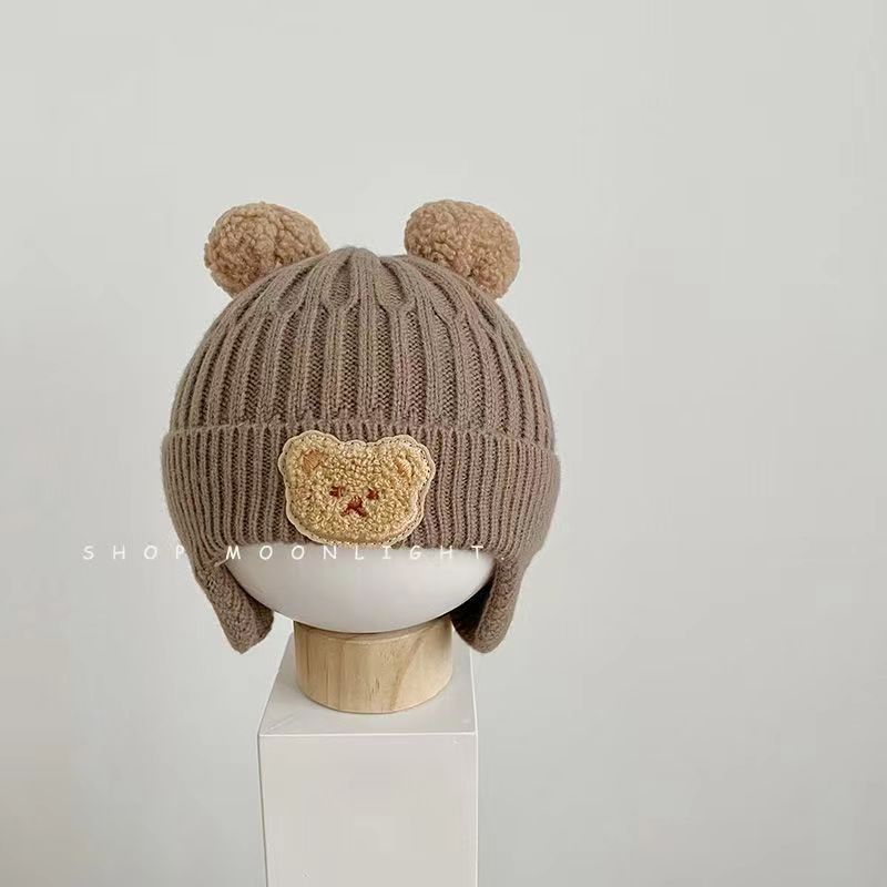 【帽子】クマニット帽(4color) CawaKomostore