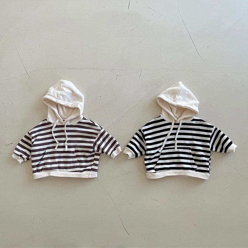 【BABY】ボーダースウェットフーディー CawaKomostore