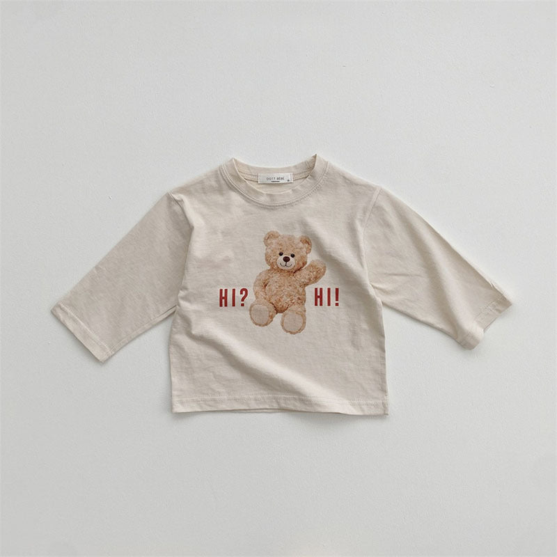 【BABY】くま柄＆動物総柄のプリントTシャツ