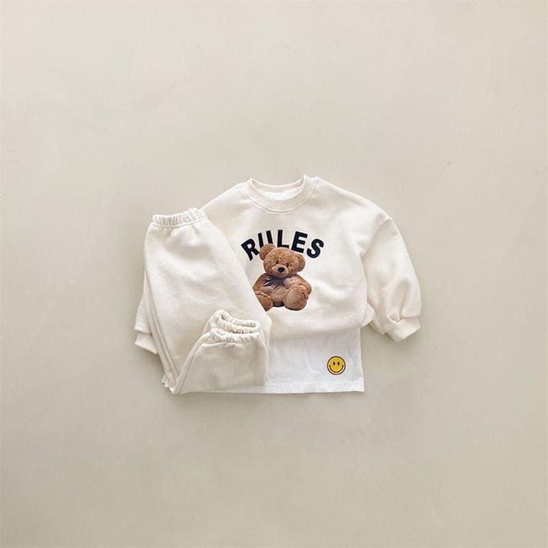 【BABY】テディベアーセットアップ CawaKomostore