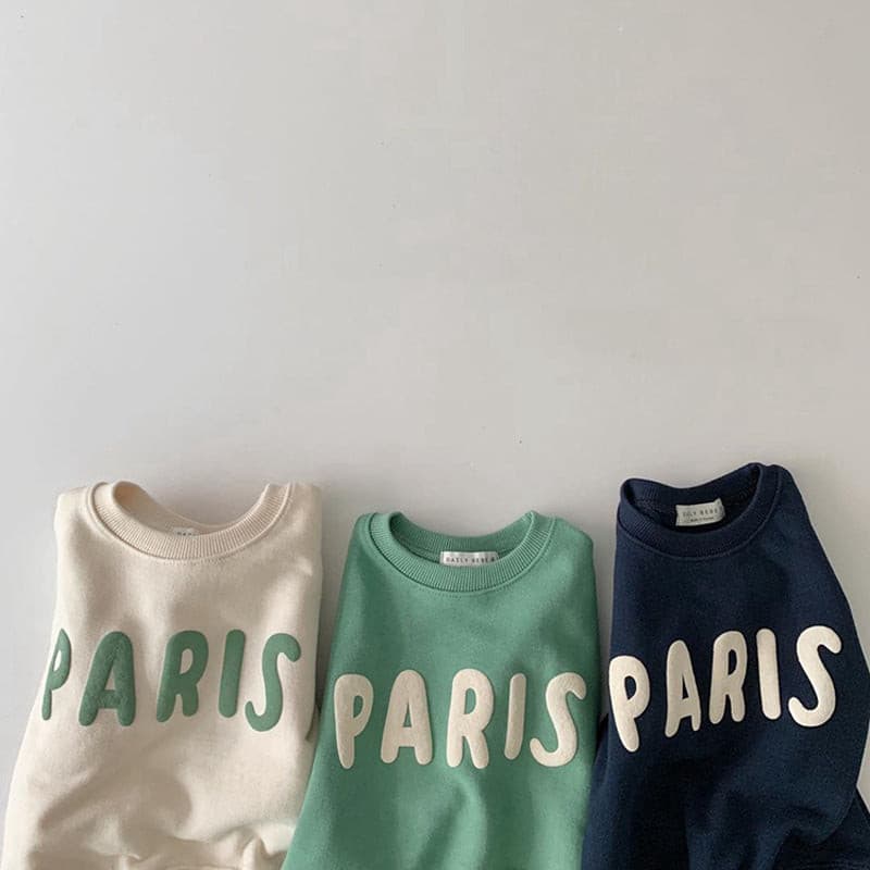 【BABY】PARISロゴスウェット