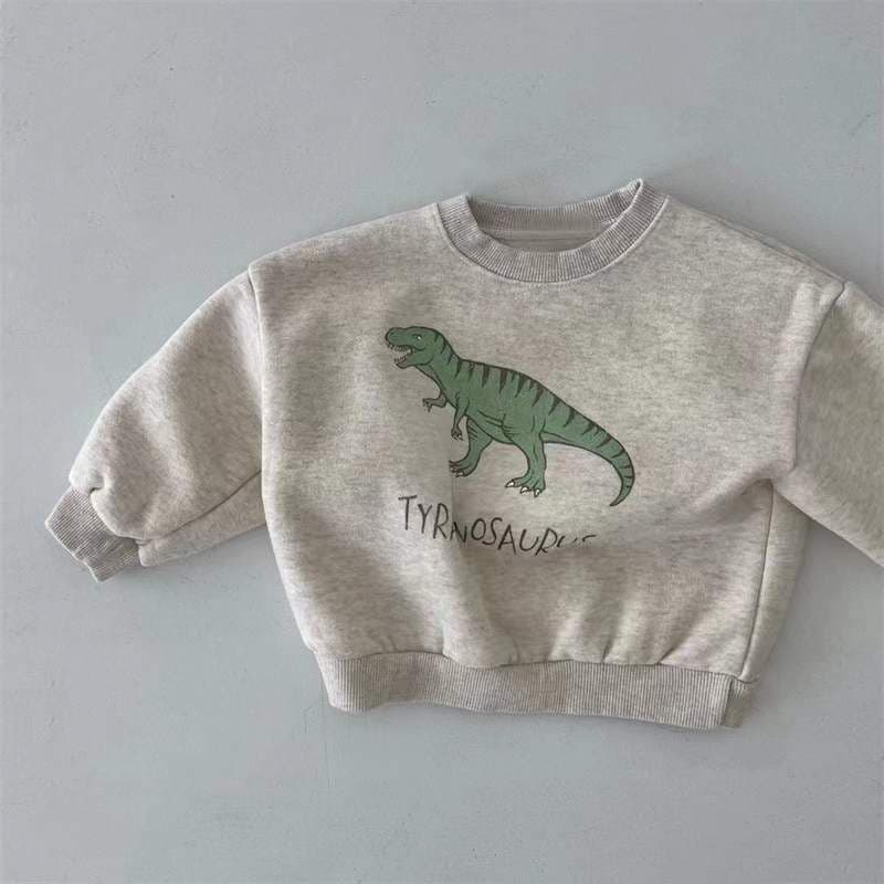 【BABY】恐竜プリントプルオーバー