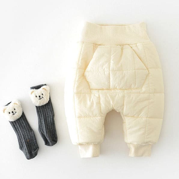 【BABY】キルティング裏起毛パンツ CawaKomostore