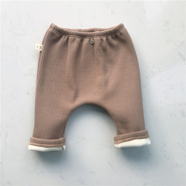 【BABY】秋冬リブレギンス BABYボトムス・通常/裏起毛タイプ CawaKomostore